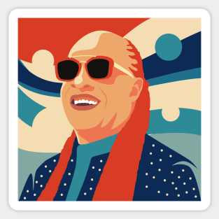 Stevie Wonder happy smile Sticker